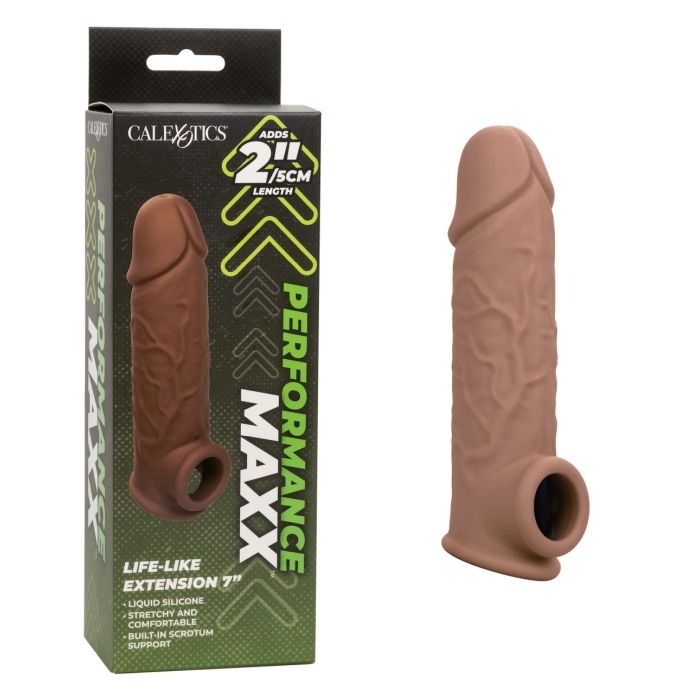 PERFORMANCE MAXX LIFE-LIKE EXTENSION 7" - BROWN PERFORMANCE MAXX LIFE-LIKE EXTENSION 7" - BROWN