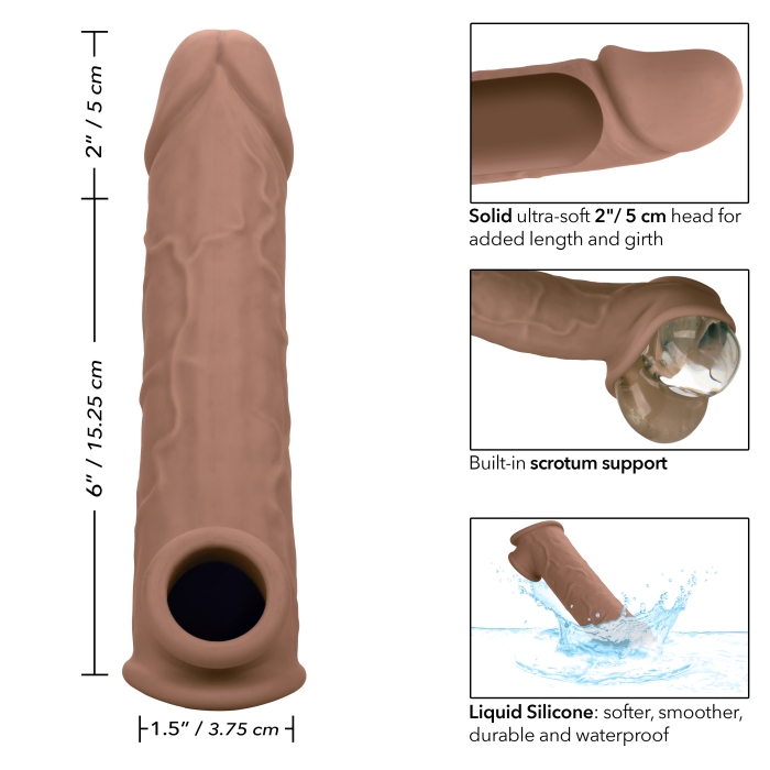 PERFORMANCE MAXX LIFE-LIKE EXTENSION 8IN - BRO