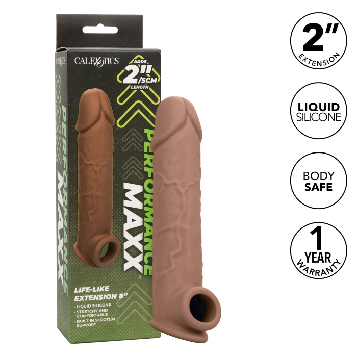 PERFORMANCE MAXX LIFE-LIKE EXTENSION 8IN - BRO
