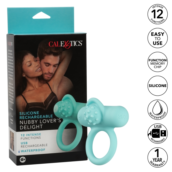 SILICONE RCHRGBL NUBBY LOVERS DELIGHT
