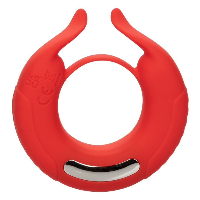 SILICONE RECHARGEABLE TAURUS ENHANCER - RED