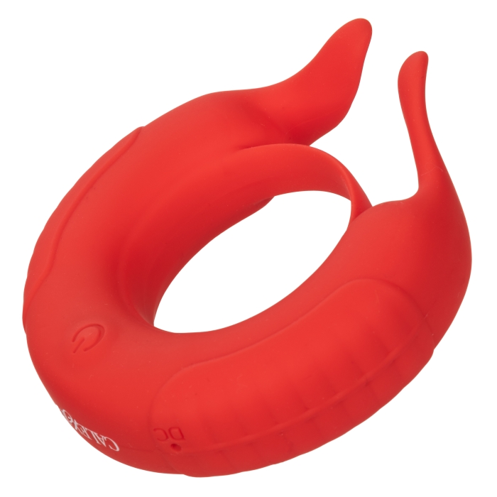 SILICONE RECHARGEABLE TAURUS ENHANCER - RED