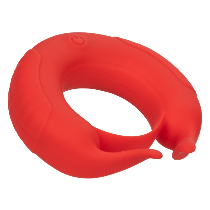 SILICONE RECHARGEABLE TAURUS ENHANCER - RED