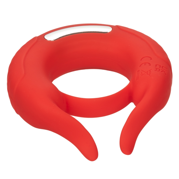 SILICONE RECHARGEABLE TAURUS ENHANCER - RED