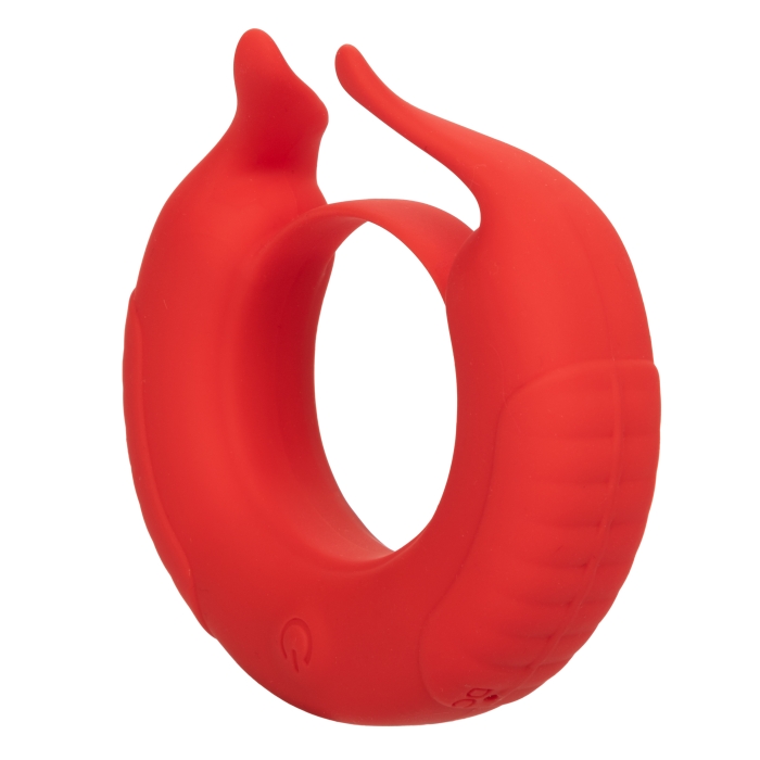 SILICONE RECHARGEABLE TAURUS ENHANCER - RED