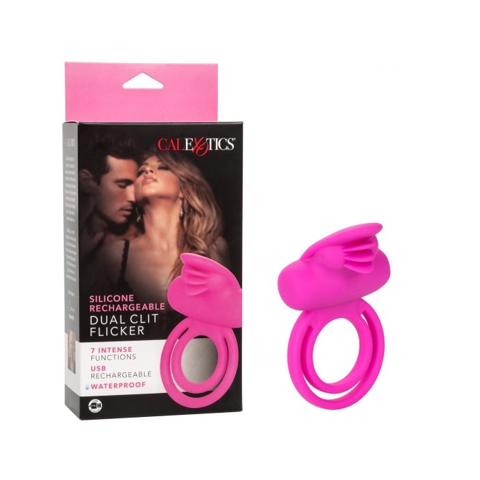 RECHARGEABLE DUAL CLIT FLICKER ENHANCER RECHARGEABLE DUAL CLIT FLICKER ENHANCER