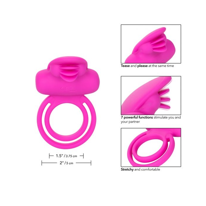 RECHARGEABLE DUAL CLIT FLICKER ENHANCER