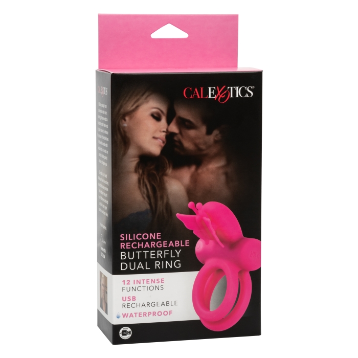 SILICONE RCHRGBL DUAL BUTTERFLY RING