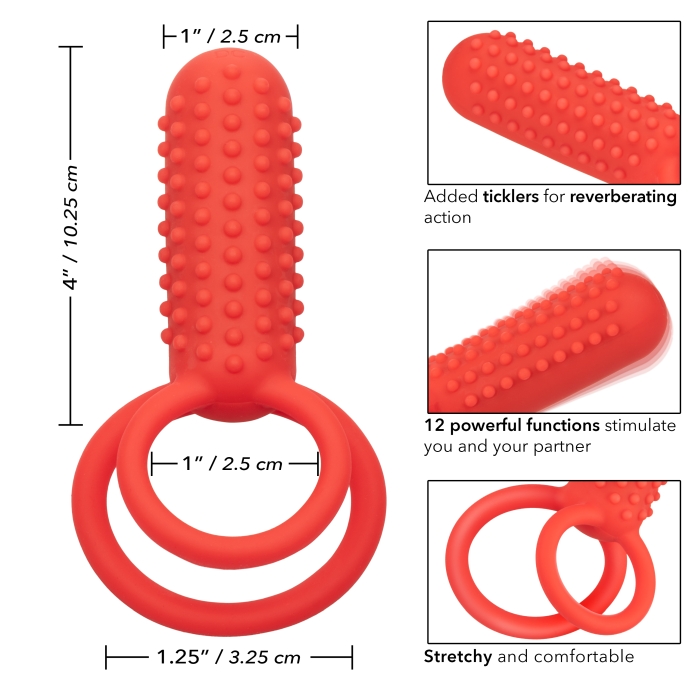 SILICONE RCHRGBL VERTICAL DUAL ENHANCER