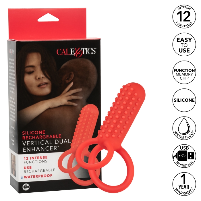 SILICONE RCHRGBL VERTICAL DUAL ENHANCER