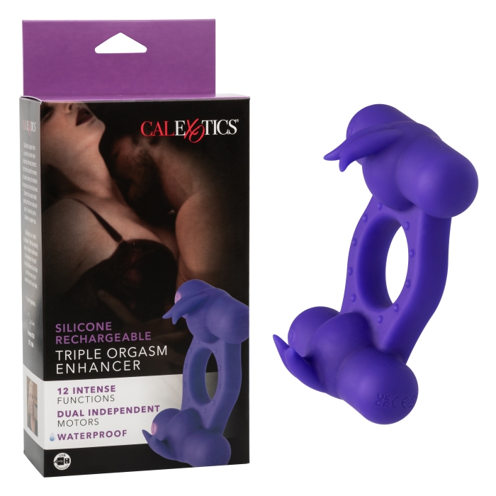 SILICONE RCHRGBL TRIPLE ORGASM ENHANCER SILICONE RCHRGBL TRIPLE ORGASM ENHANCER