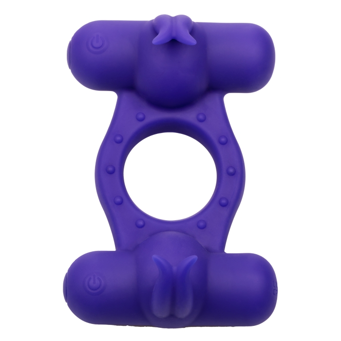 SILICONE RCHRGBL TRIPLE ORGASM ENHANCER