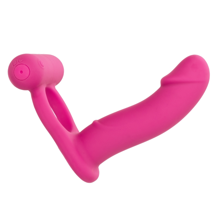 SILICONE RECHARGEABLE DOUBLE DIVER - PINK