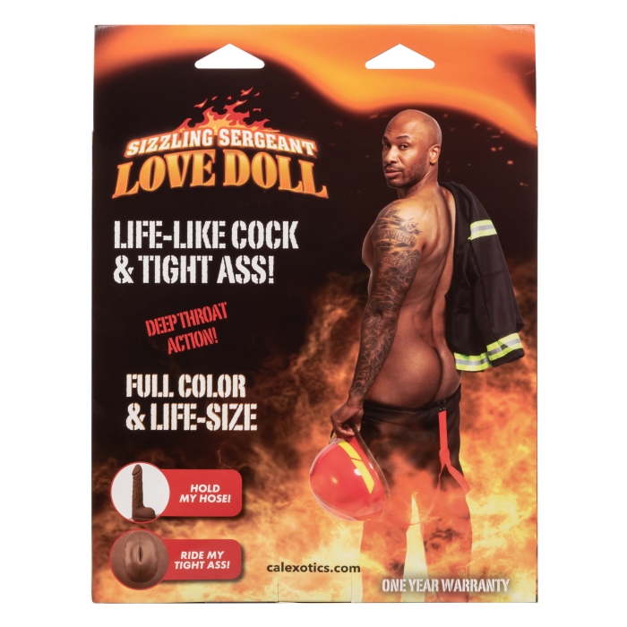 SIZZLING SERGEANT LOVE DOLL - BROWN