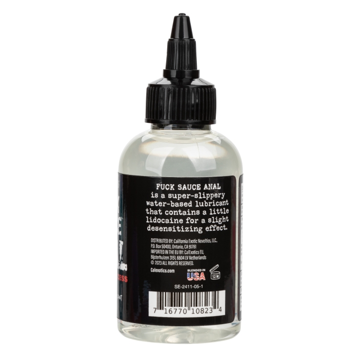 FUCK SAUCE ANAL NUMBING LUBRICANT 4 FL. OZ.