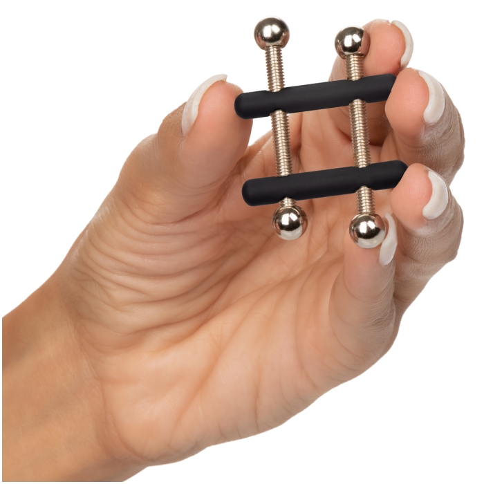 NIPPLE GRIPS POWER GRIP CROSSBAR NIPPLE VICES - BLACK