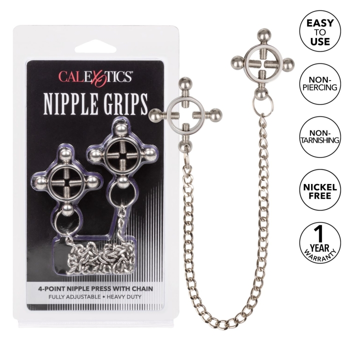 NIPPLE GRIPS 4-POINT NIPPLE PRESS WITH CHAIN