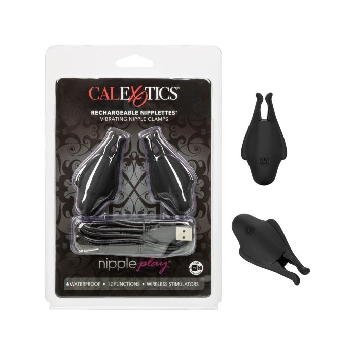 NIPPLE PLAY RECHARGEABLE NIPPLETTES - BLACK NIPPLE PLAY RECHARGEABLE NIPPLETTES - BLACK