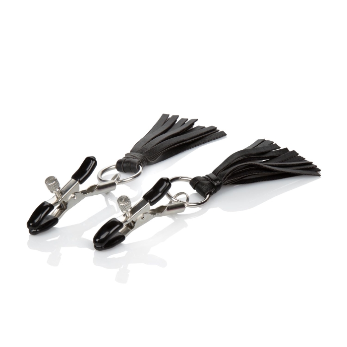 NIPPLE PLAY PLAYFUL TASSELS NIPPLE CLAMPS - BLACK