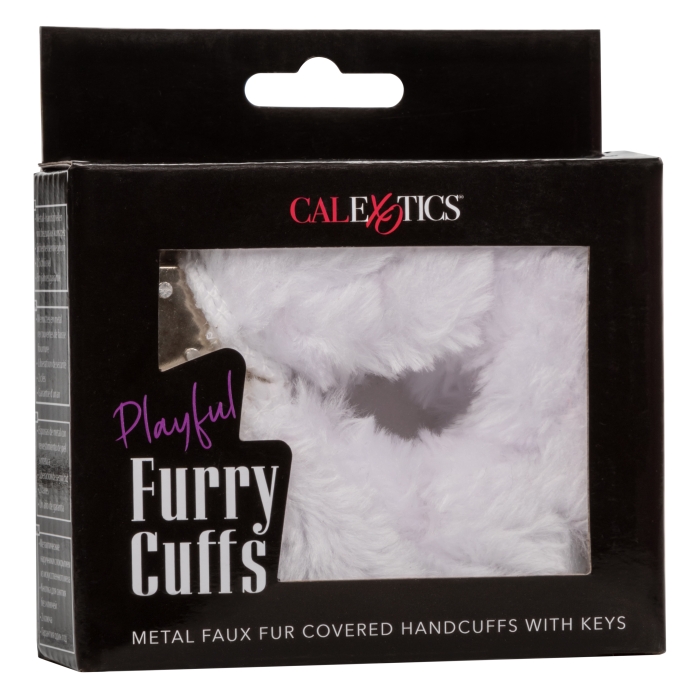 PLAYFUL FURRY CUFFS - WHITE PLAYFUL FURRY CUFFS - WHITE
