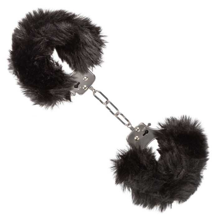 ULTRA FLUFFY FURRY CUFFS - BLACK
