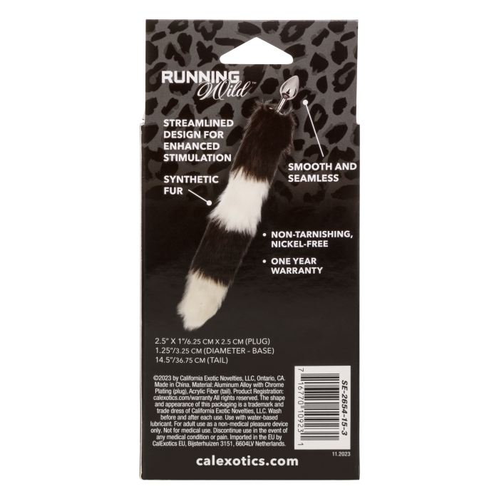 RUNNING WILD BLACK & WHITE TAIL