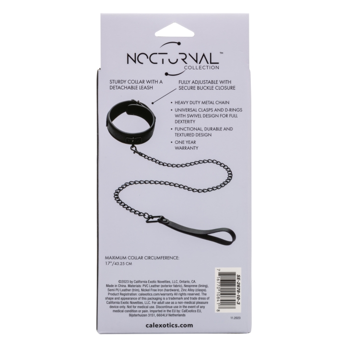 NOCTURNAL COLLECTION COLLAR & LEASH