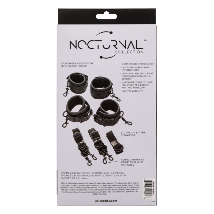 NOCTURNAL COLLECTION BED RESTRAINTS