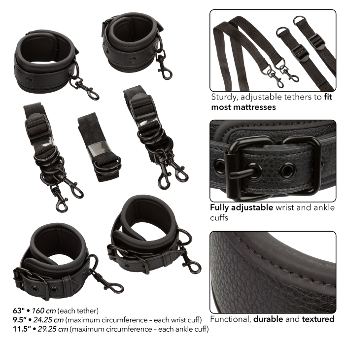 NOCTURNAL COLLECTION BED RESTRAINTS