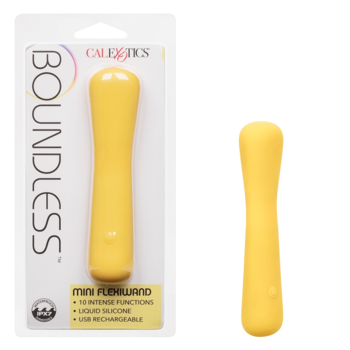 VIBE WAND 5" YELLOW 10X BOUNDLESS MINI FLEXIWAND VIBE WAND 5" YELLOW 10X BOUNDLESS MINI FLEXIWAND