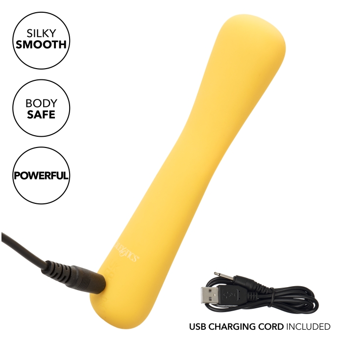 VIBE WAND 5" YELLOW 10X BOUNDLESS MINI FLEXIWAND