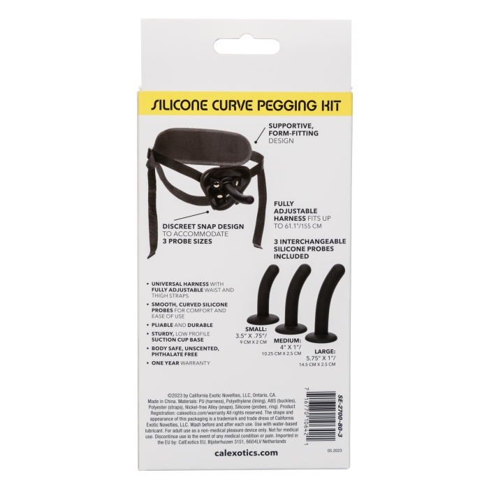 PEGGING KIT BLACK BOUNDLESS SILICONE CURVE
