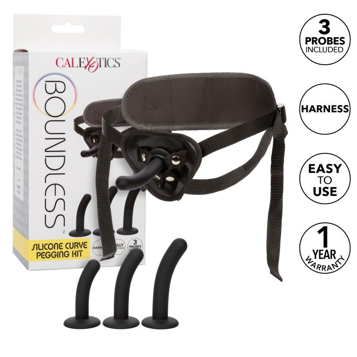 PEGGING KIT BLACK BOUNDLESS SILICONE CURVE