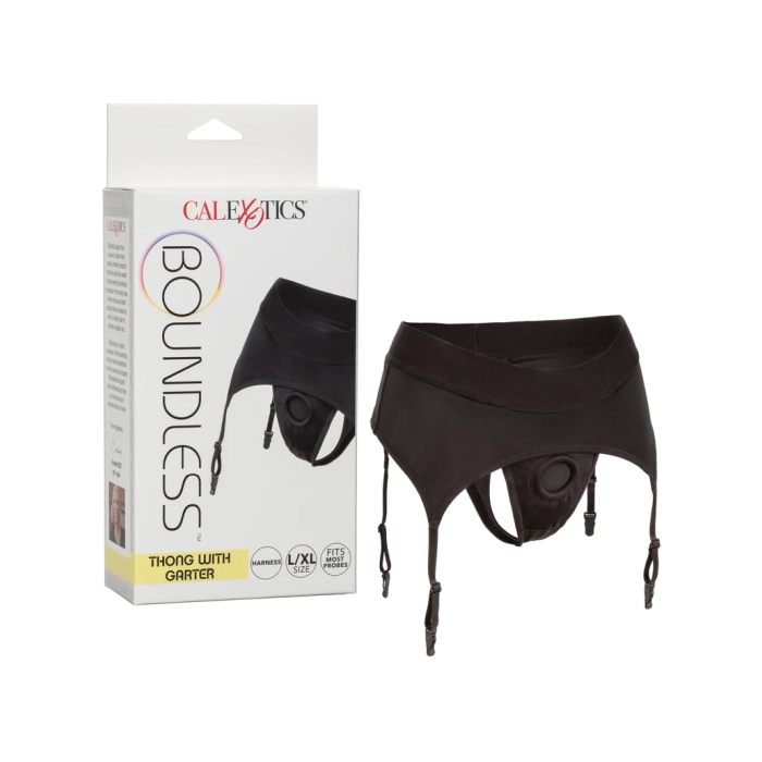 BOUNDLESS THONG W/ GARTER - L/XL BOUNDLESS THONG W/ GARTER - L/XL