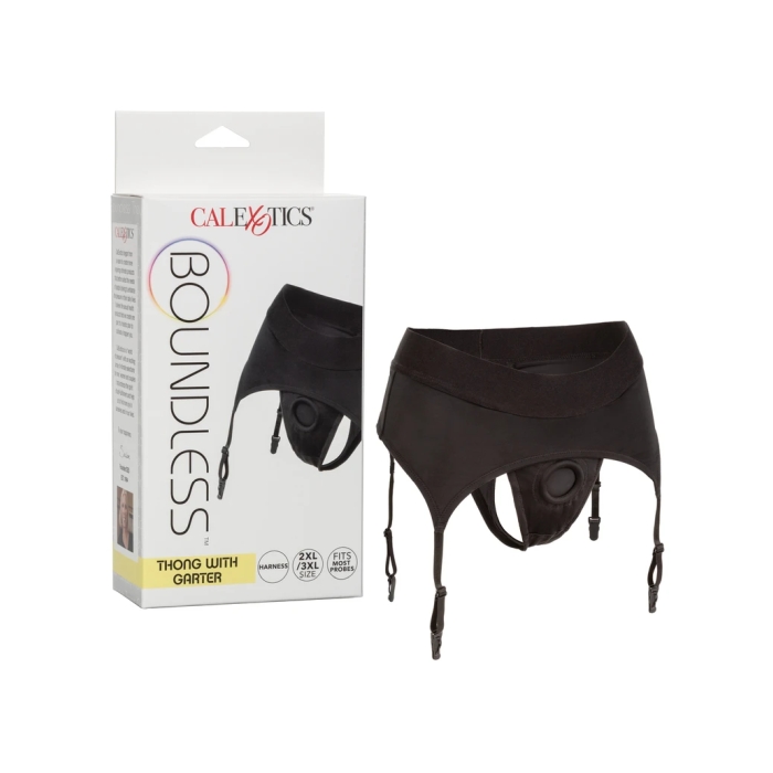 BOUNDLESS THONG W/ GARTER - 2XL/3XL BOUNDLESS THONG W/ GARTER - 2XL/3XL