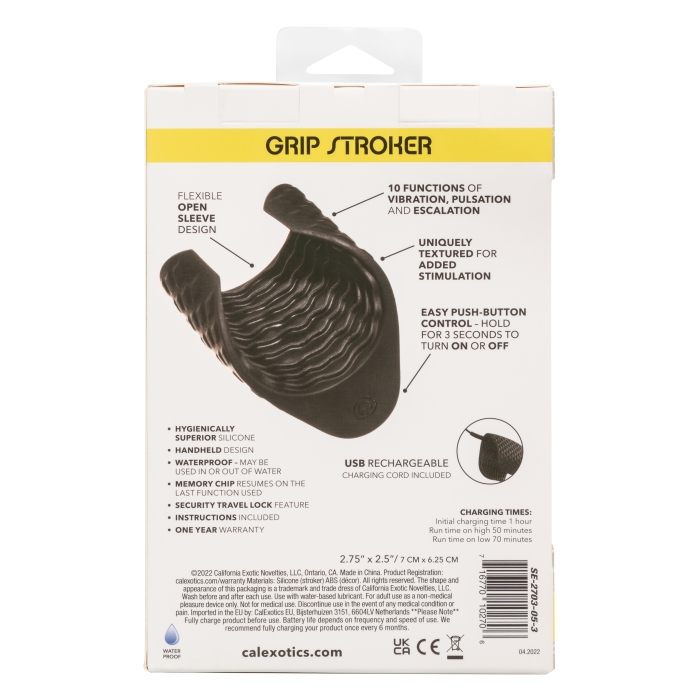 BOUNDLESS GRIP STROKER - BLACK