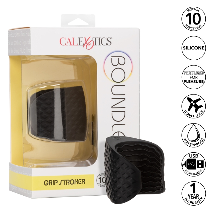 BOUNDLESS GRIP STROKER - BLACK