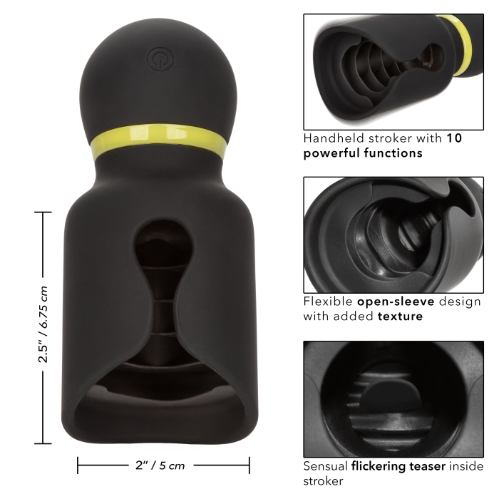 BOUNDLESS FLICKERING STROKER - BLACK