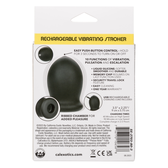 BOUNDLESS RECHARGEABLE VIBRATING STROKER