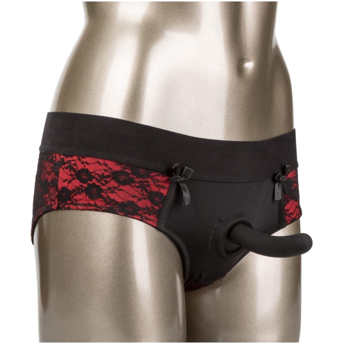 SCANDAL CROTCHLESS PEGGING PANTY SET L/XL SCANDAL CROTCHLESS PEGGING PANTY SET L/XL