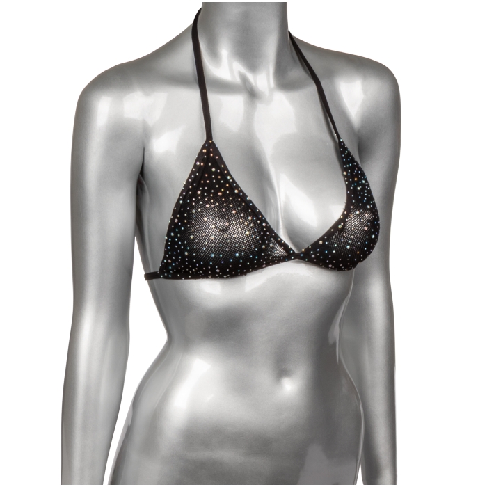 BIKINI TOP BLACK RADIANCE TRIANGLE