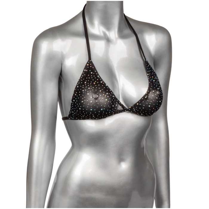 BIKINI TRIANGLE TOP BLACK PLUS SIZE RADIANCE