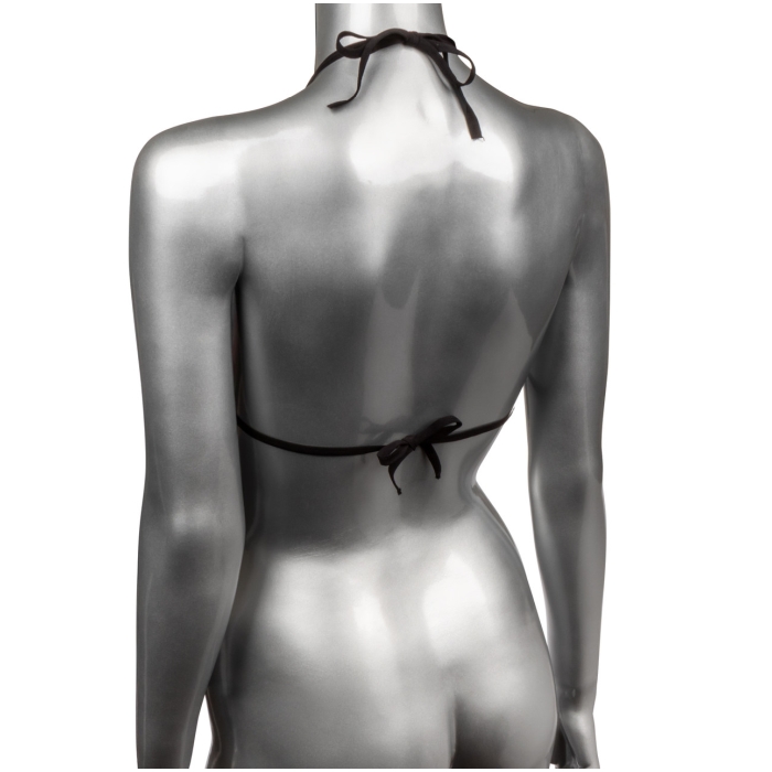 BIKINI TRIANGLE TOP BLACK PLUS SIZE RADIANCE