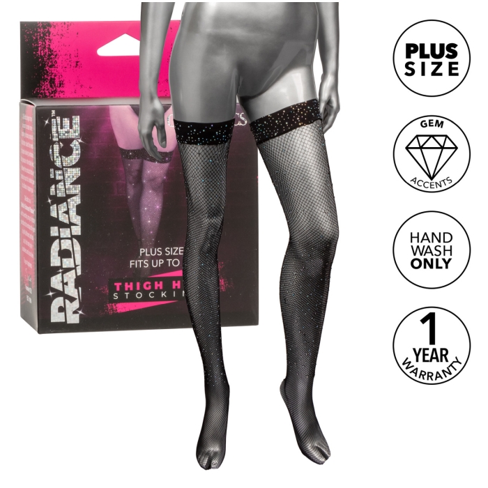 RADIANCE PLUS SZ STOCKINGS THIGH HIGH RADIANCE