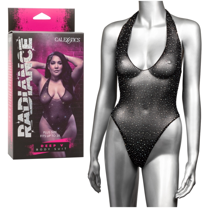 RADIANCE - PLUS SIZE DEEP V BODY SUIT RADIANCE - PLUS SIZE DEEP V BODY SUIT