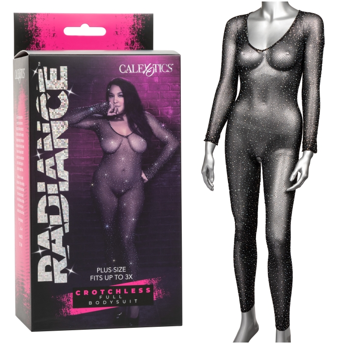 RADIANCE - PLUS SIZE CROTCHLESS FULL BODY SUIT RADIANCE - PLUS SIZE CROTCHLESS FULL BODY SUIT