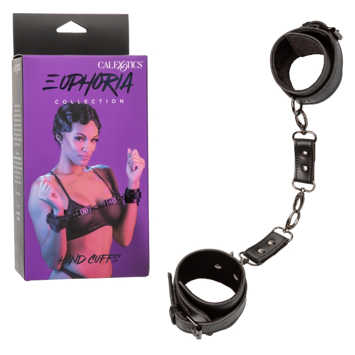 HANDCUFFS BLACK EUPHORIA COLLECTION HANDCUFFS BLACK EUPHORIA COLLECTION