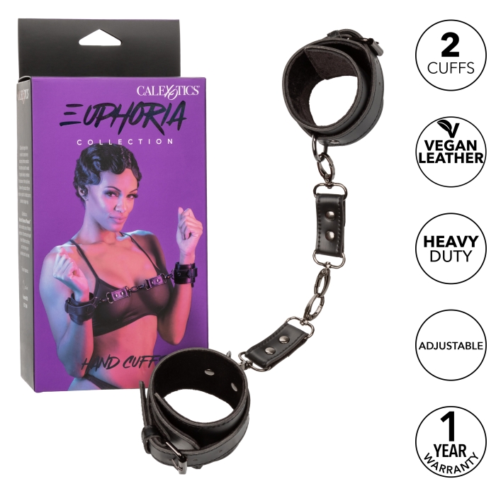 HANDCUFFS BLACK EUPHORIA COLLECTION
