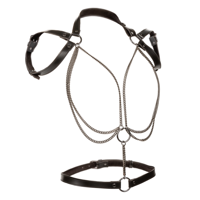 MULTI CHAIN HALTER BLACK EUPHORIA COLLECTION