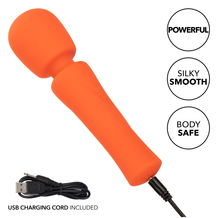 MINI MASSAGER ORANGE 10X STELLA LIQUID SILICONE